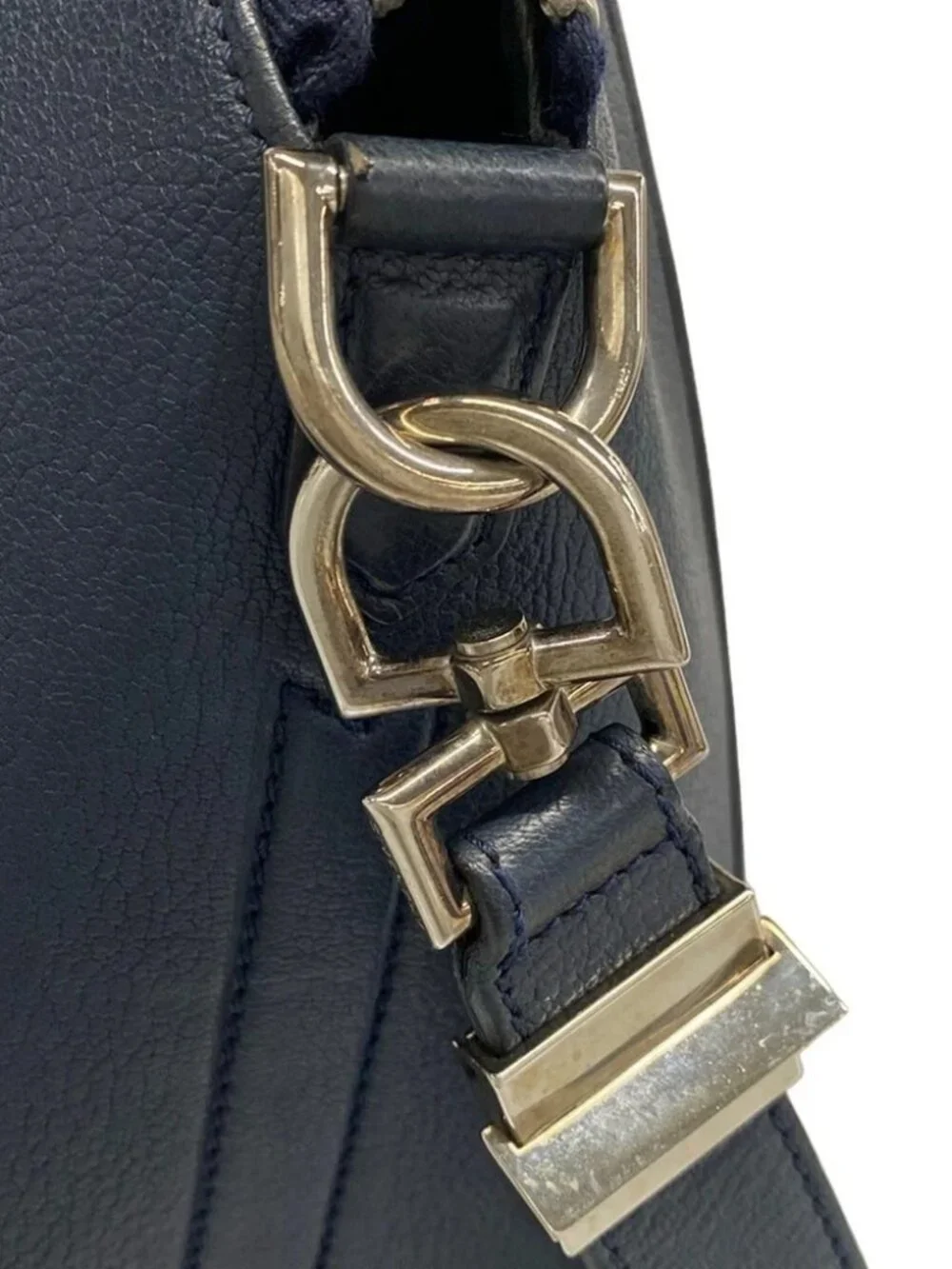 GIVENCHY Antigona Small Dark Navy Leather Shoulder Bag